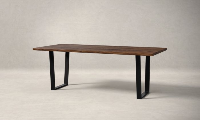 Trenton Black Walnut Dining Table - Custom Wood Furniture | Kingston Krafts