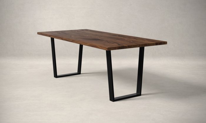 Trenton Black Walnut Dining Table - Custom Wood Furniture | Kingston Krafts