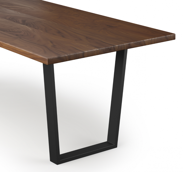 Trenton Black Walnut Dining Table - Custom Wood Furniture | Kingston Krafts