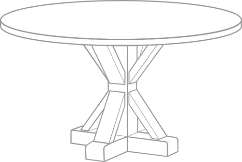 TRESTLE PEDESTAL