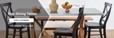 Zinc Dining Table