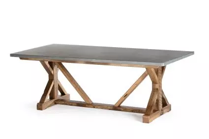 Table Base shown in Natural on Reclaimed Oak 