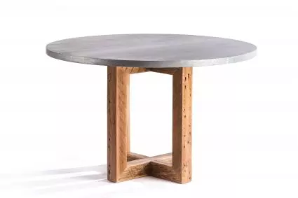 Winston Zinc Dining Table
