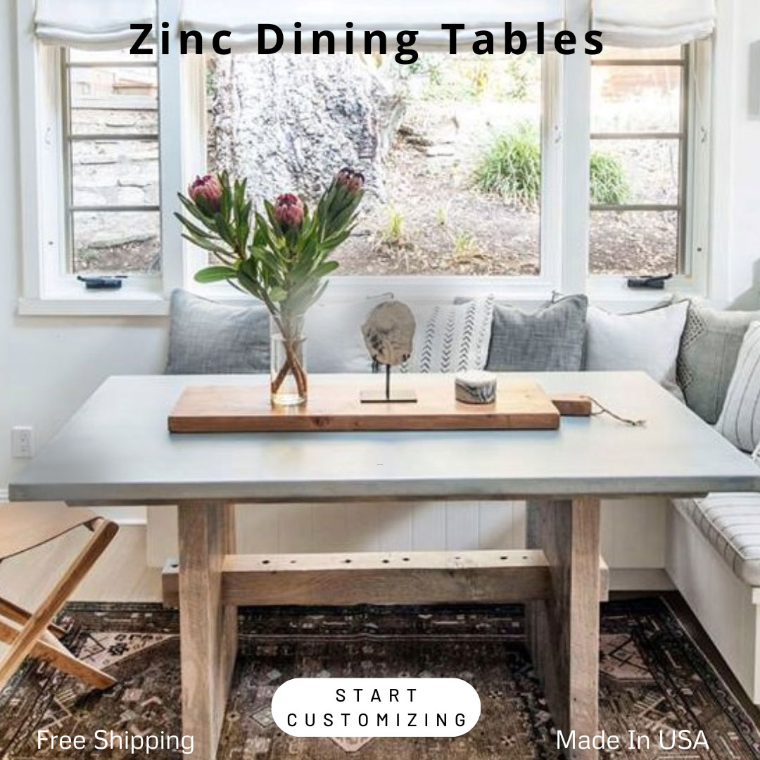 Zinc Dining Table