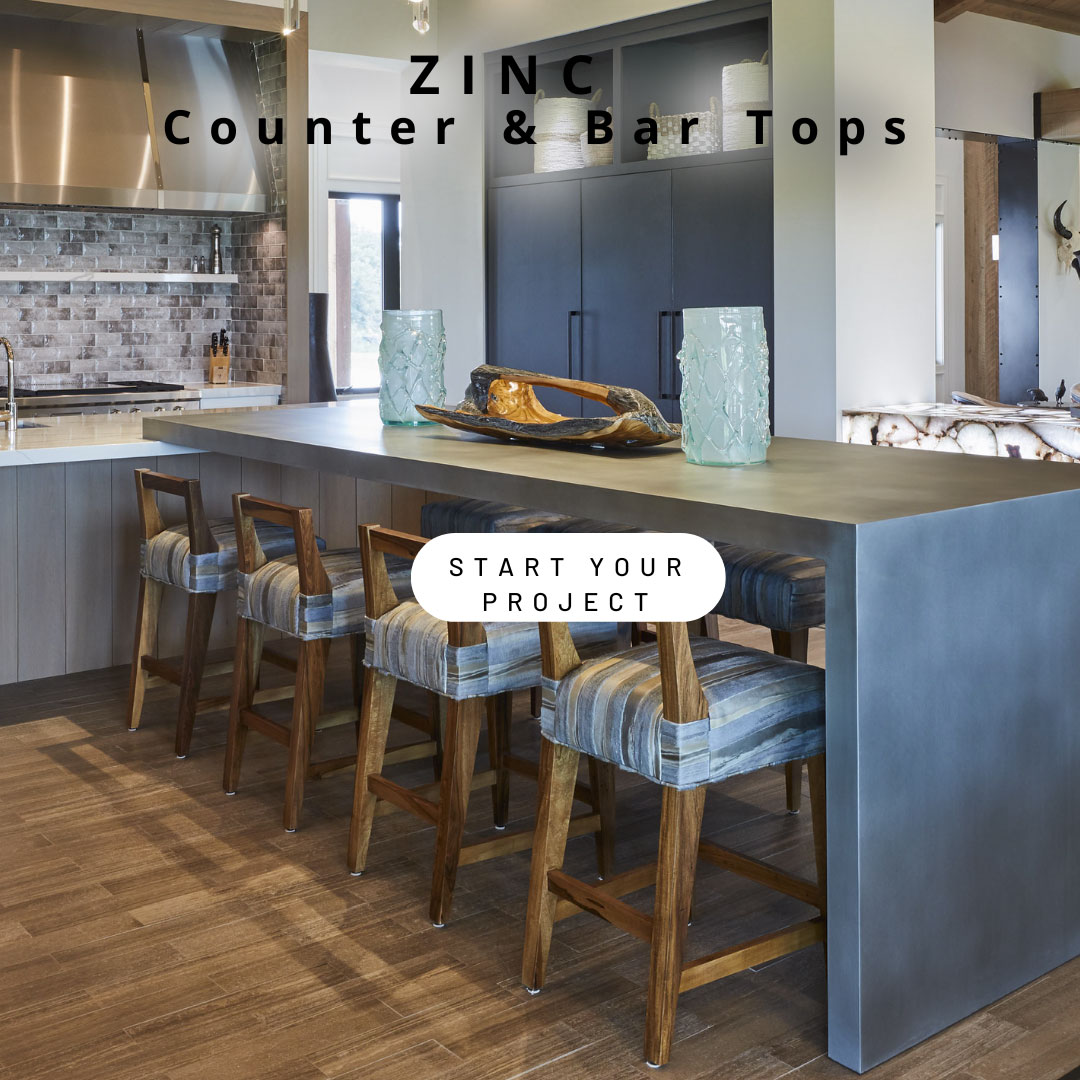 Zinc Counter & Bar Tops