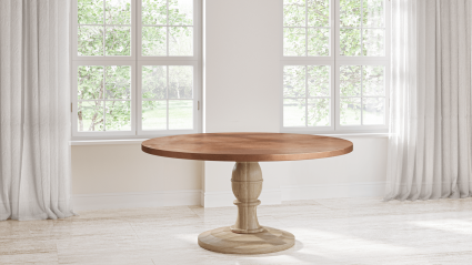 Providence Round Copper Dining Table