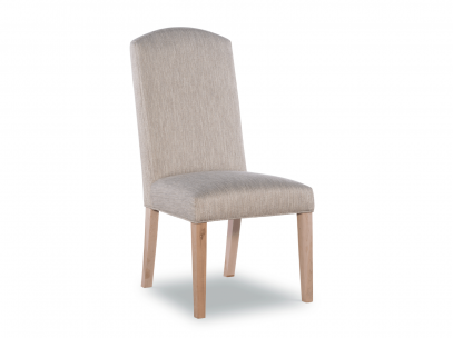 Curved Back Upholstered Dining Chair