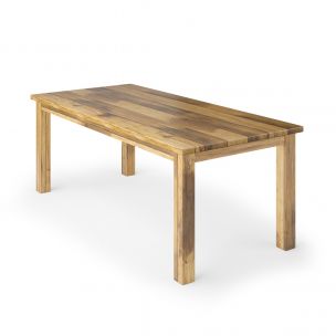 Parsons Reclaimed  Wood Top Dining Table
