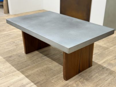 READY TO SHIP! Zinc Top Coffee Table 