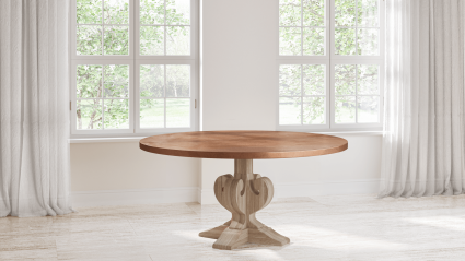 Fairfield Round Copper Dining Table
