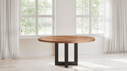 Winston Round Copper Dining Table 