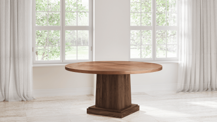 Santa Fe Round Copper Dining Table
