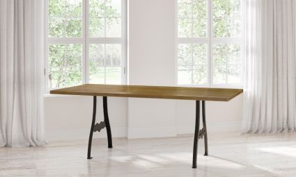 Williamsburg Brass Top Dining Table