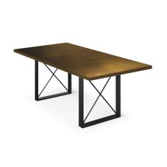 Soho Brass Top Dining Table