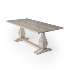 Dutch Trestle Wood Top Table