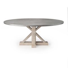 Oval French Pedestal Table