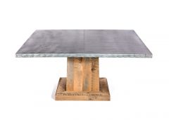Santa Fe Square Zinc Top Table