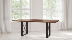 Soho Copper Top Dining Table